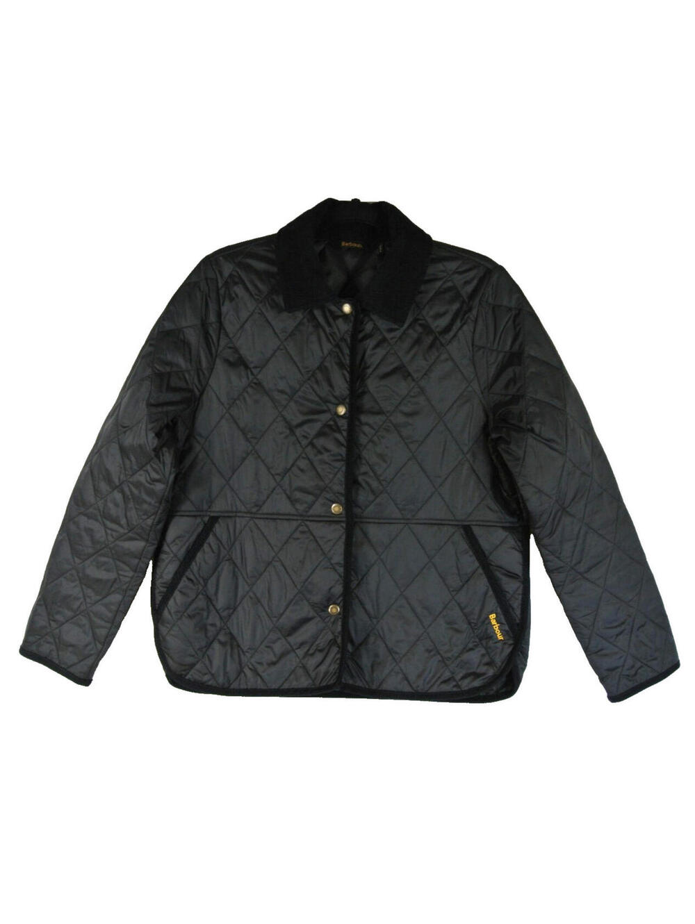 BARBOUR Clydebank Quilted Jacket  in Black Sz 6 #SJ2741